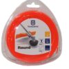 HILO NYLON CABEZAL DESBROZADORA ORIGINAL HUSQVARNA NARANJA REDONDO 90 METROS 2.4 MM DE GRAN CALIDAD