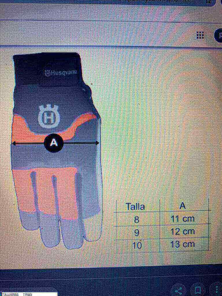 Guantes Technical Anti Corte Motosierra Husqvarna 579381009