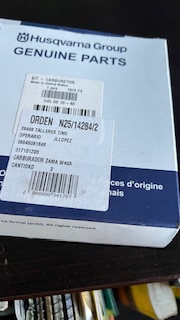 CARBURADOR ZAMA ORIGINAL HUSQVARNA PARA DESBROZADORA 128R 128C - Imagen 2