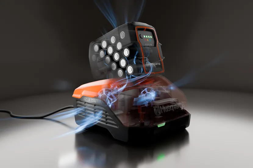 CARGADOR RAPIDO HUSQVARNA 40-C750X 750W - Imagen 4