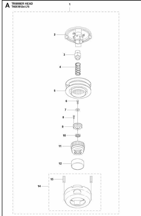SOPORTE ORIGINAL HUSQVARNA PARA TRIMMY T45X - Imagen 2